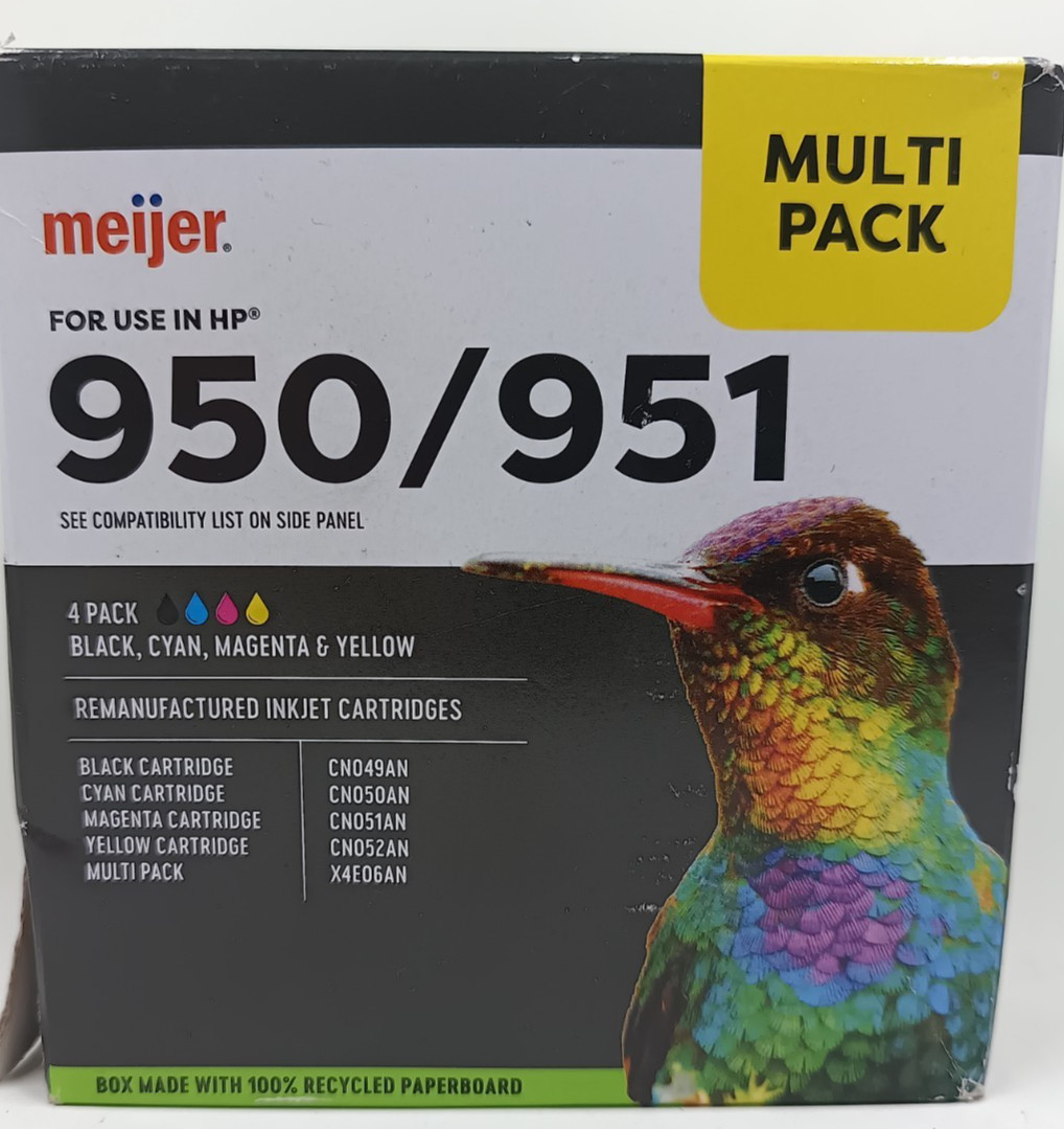 Meijer 950/951 Ink Cartridge Multipack for use in HP Lot of 3