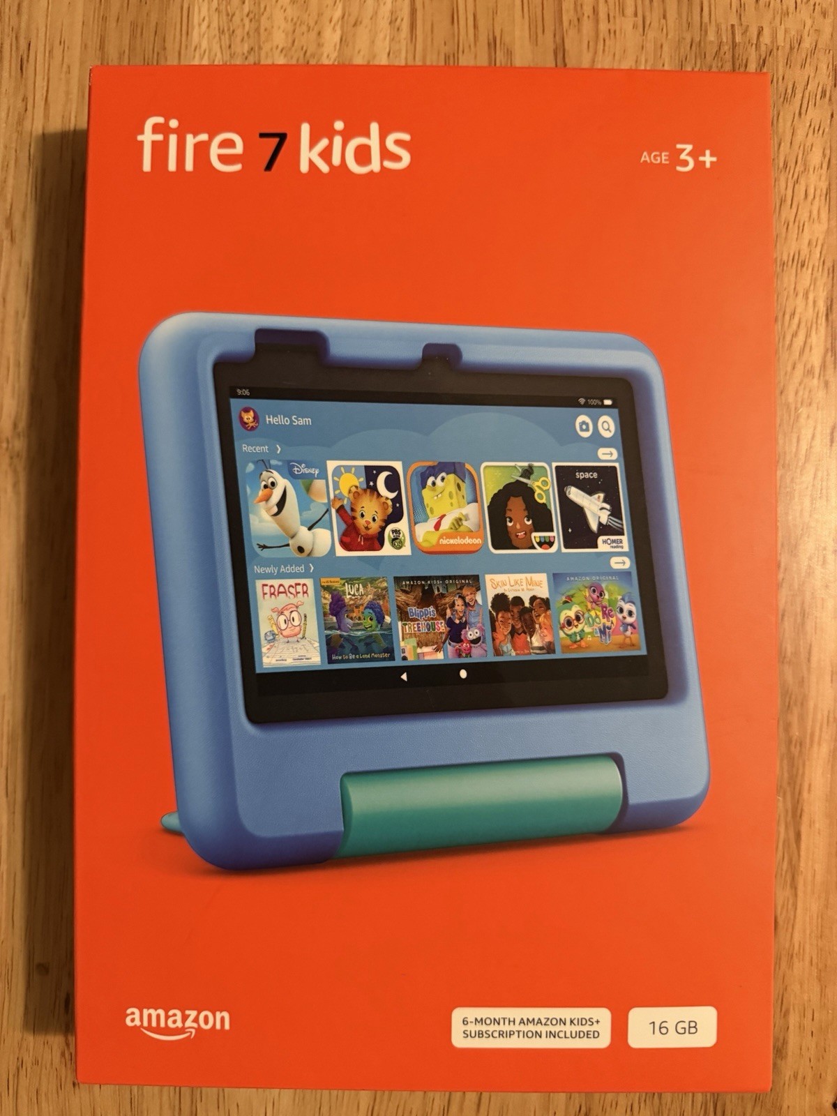 Amazon Fire 7 Kids Tablet 7” 16GB 12th Generation BLUE New Factory Sealed