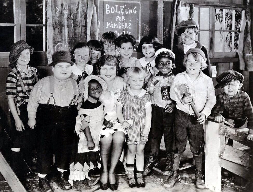 cast Our Gang Little Rascals  8 x 10 Inch Vintage Photo