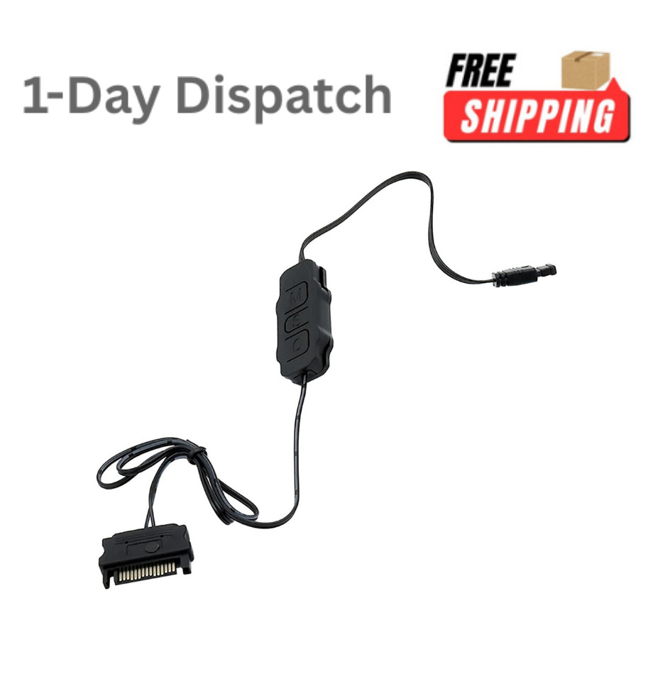 ZXUEZHENG ARGB Fan Controller 5V 3 Pin SATA Power Black