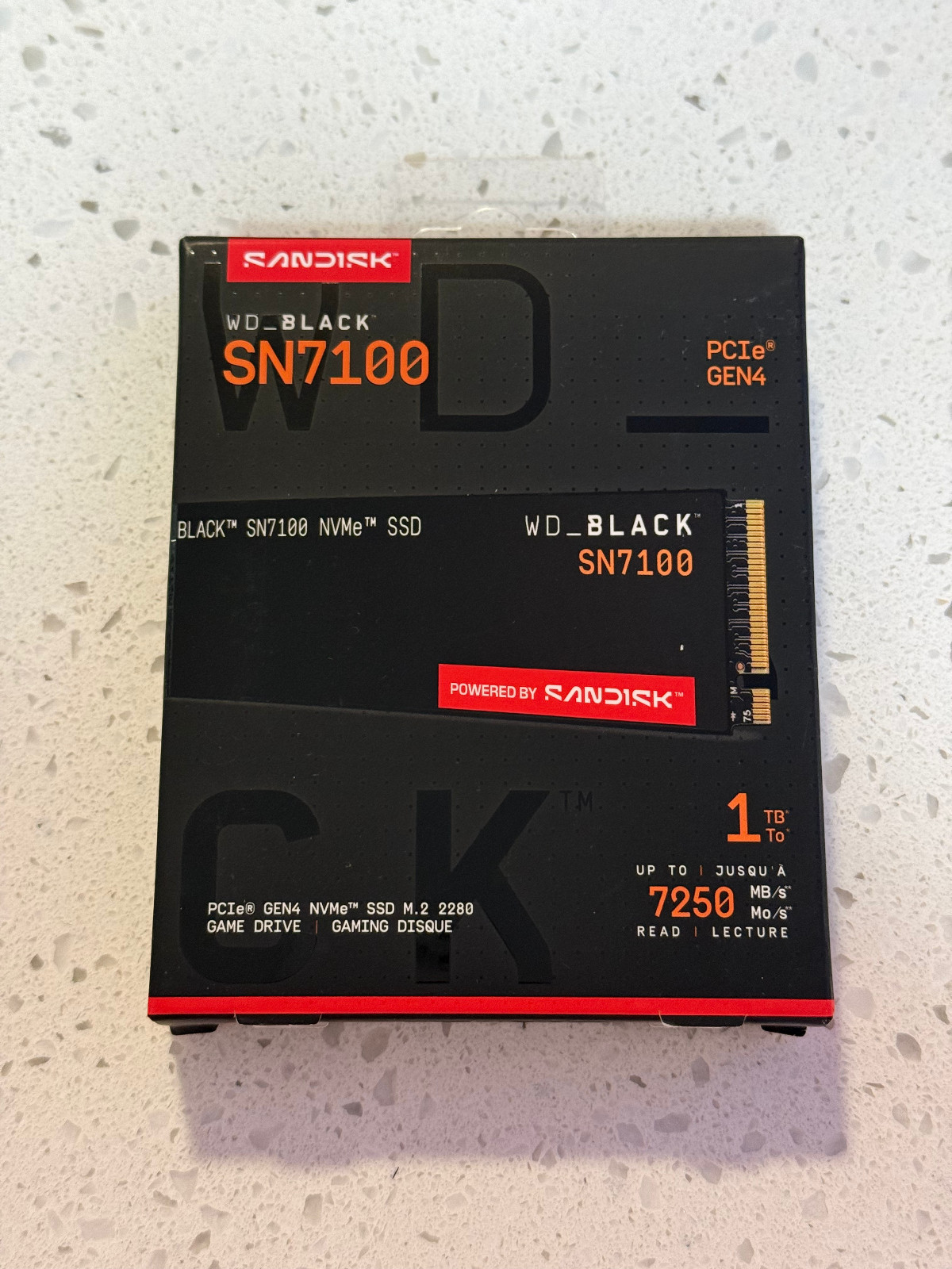 Western Digital WD_BLACK SN7100 - 1TB - M.2 2280 NVMe PCIe4 - New/Sealed