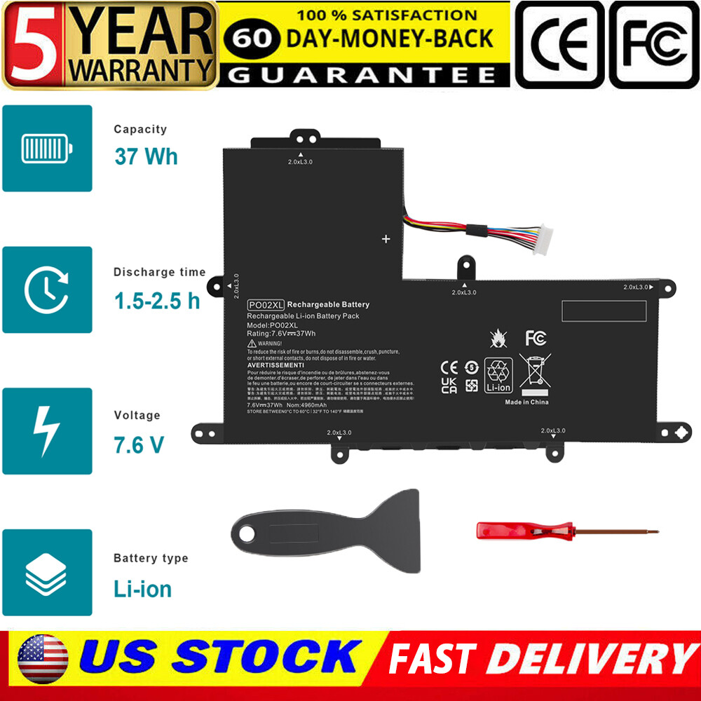 For HP Stream Pro Battery PO02XL 824560-005 824536-850 HSTNN-DB7G
