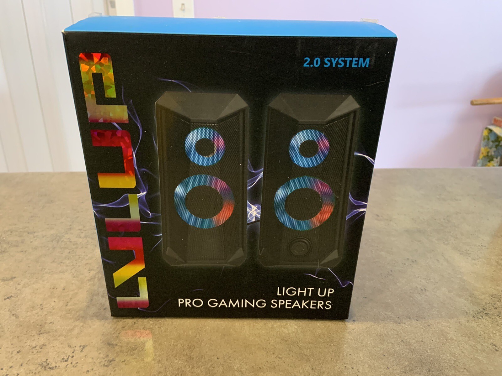 Vivitar LVLUP Light Up Pro Gaming Speakers  Multicolor LED