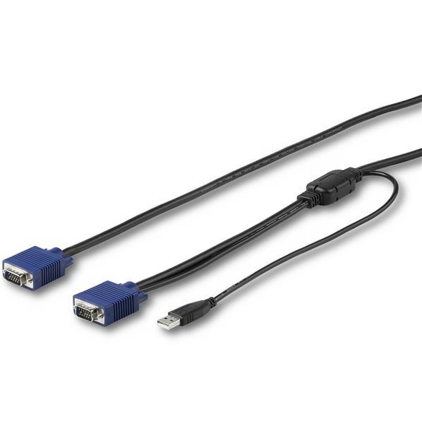 StarTech 6 ft. (1.8 m) USB KVM Cable for StarTech Rackmount Consoles - VGA an...