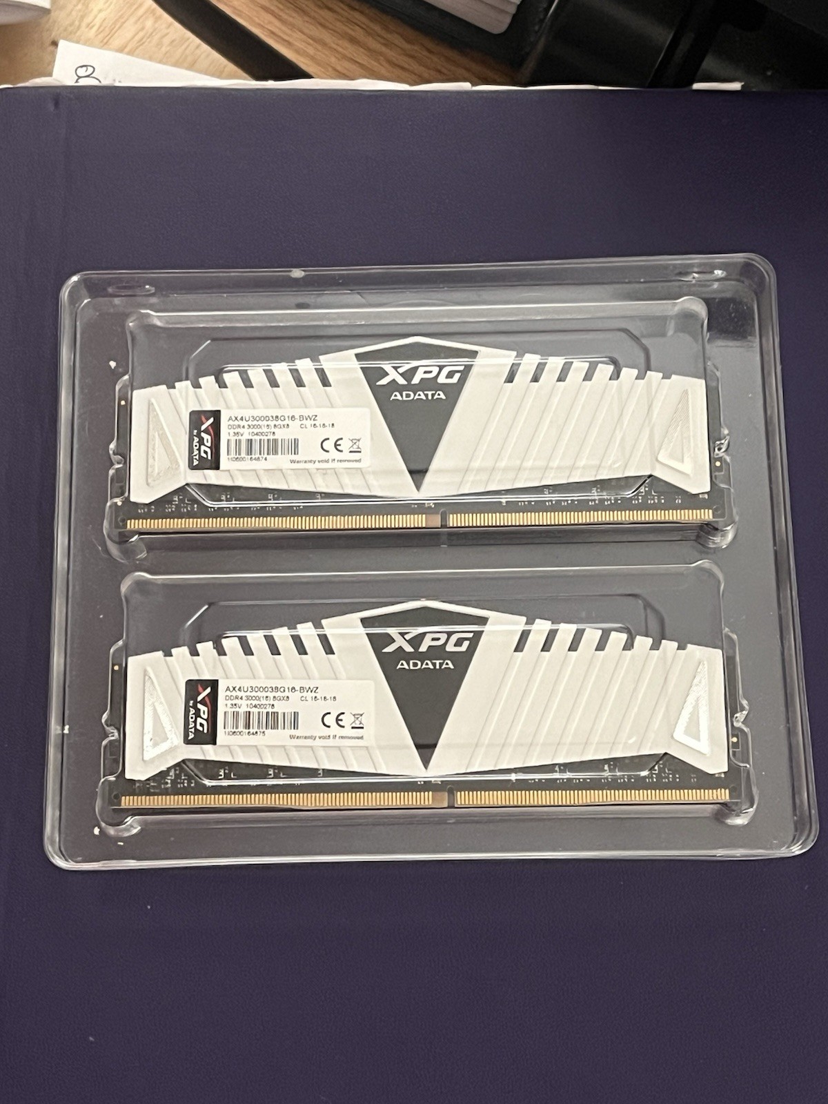 XPG Desktop Computer Memory RAM 8GB Pack of Two DDR2 3000 New Sealed