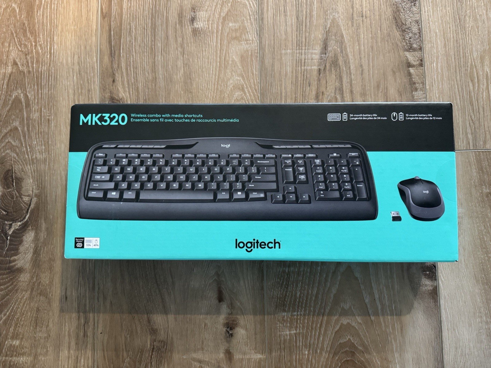 Logitech MK320 Wireless Keyboard and Mouse Combo