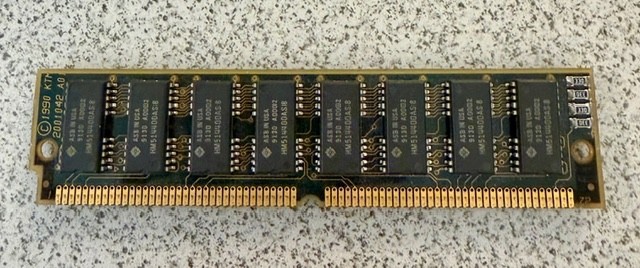 IBM PS/1 6 MB Memory taken from a working IBM PS/1 Consultant model