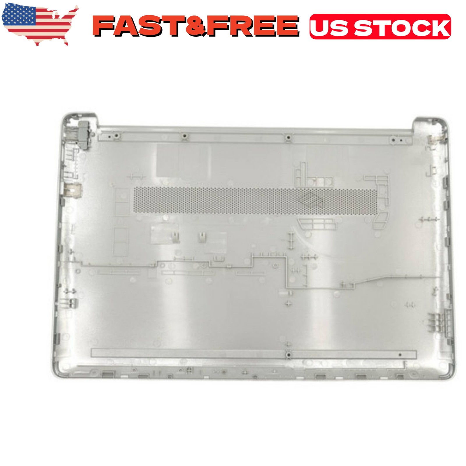 New Silver Bottom Case Base Enclosure For HP 15-DW 15s-DU 15s-DY L52007-001