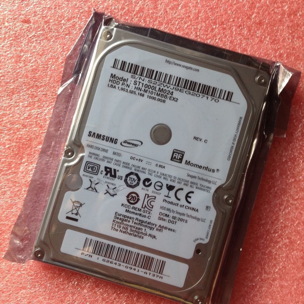 Samsung FOR  Seagate ST1000LM024 1TB 5400RPM SATA 2.5" HDD Laptop Notebook