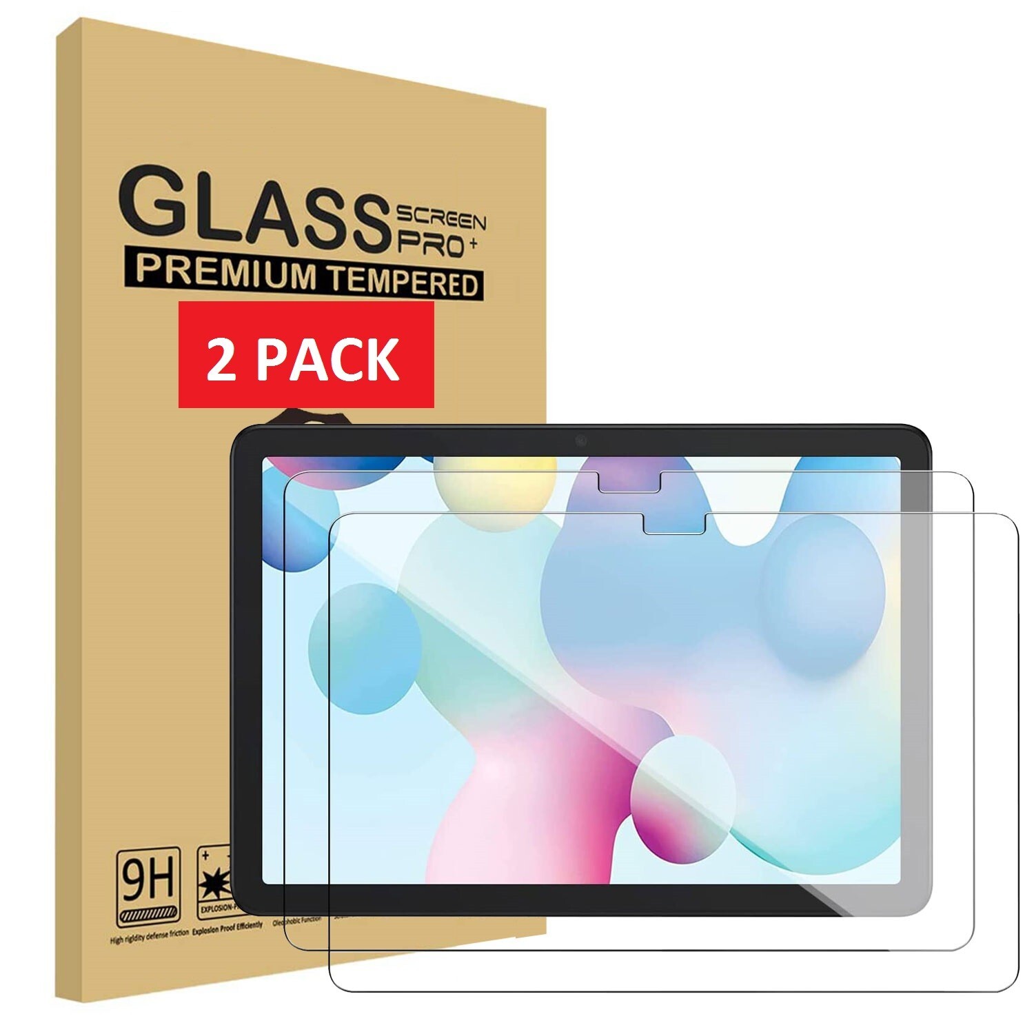 2X Tempered Glass Screen Protector For TCL Tab 10s (9081X)/TCL Tab 10 5G (9183W)