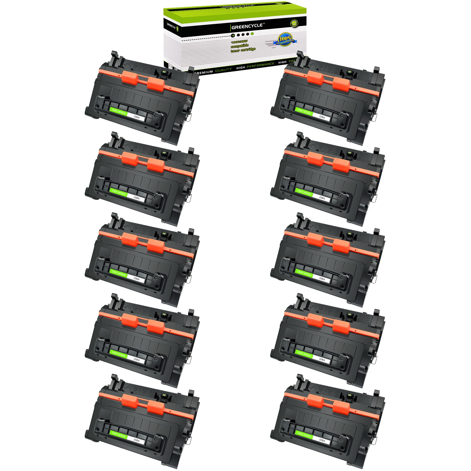 10PK CF281A Toner Cartridge for HP LaserJet MFP M630H MFP M630Z MFP M630DN