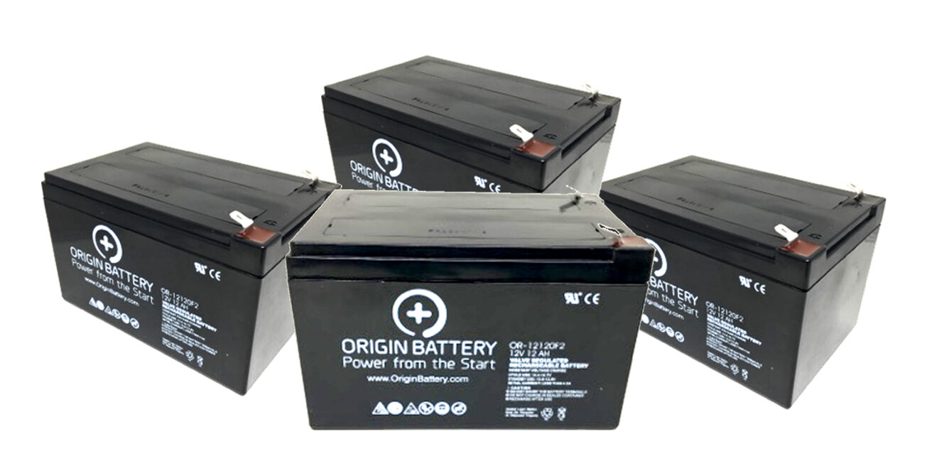 Belkin F6C320 Battery Replacement Kit - 4 Pack 12V 12AH UPS Series