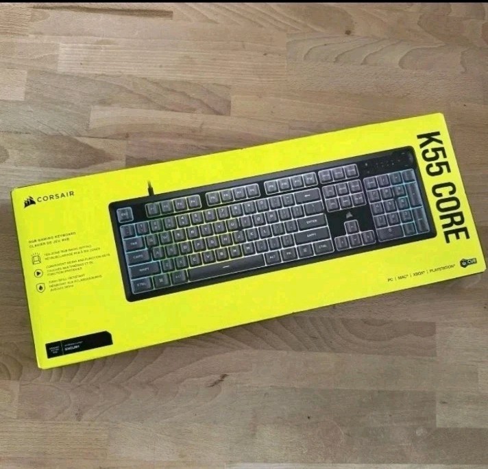 Corsair K55 Core RGB Gaming Keyboard CH-9226D65-NA Black New