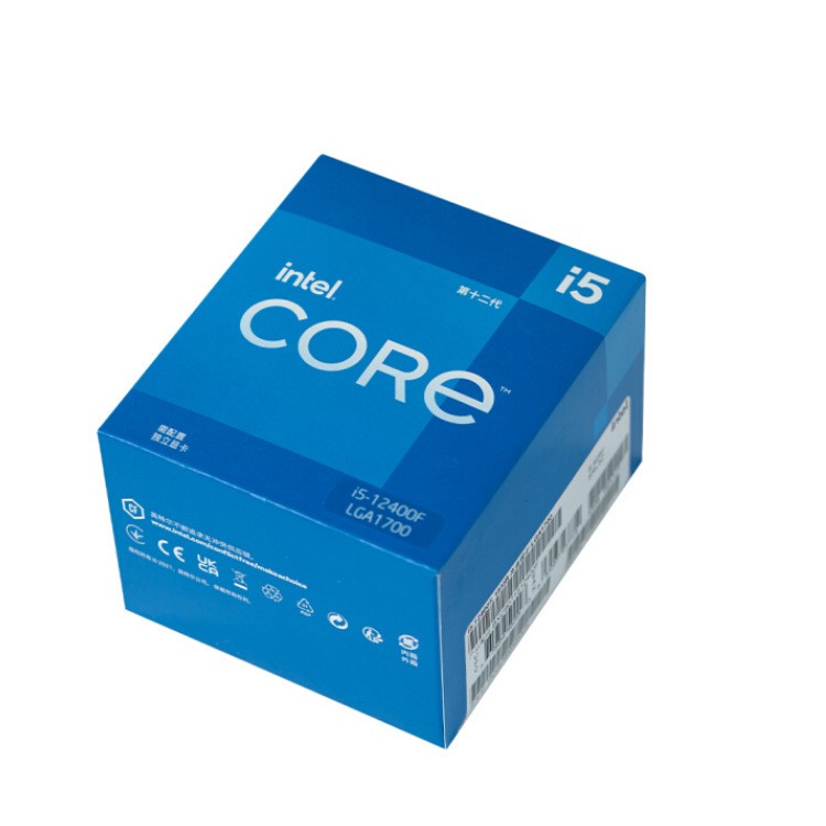 Intel Core i5 12400F Desktop Processor 6 Cores 2.5 GHz Turbo LGA1700 65W