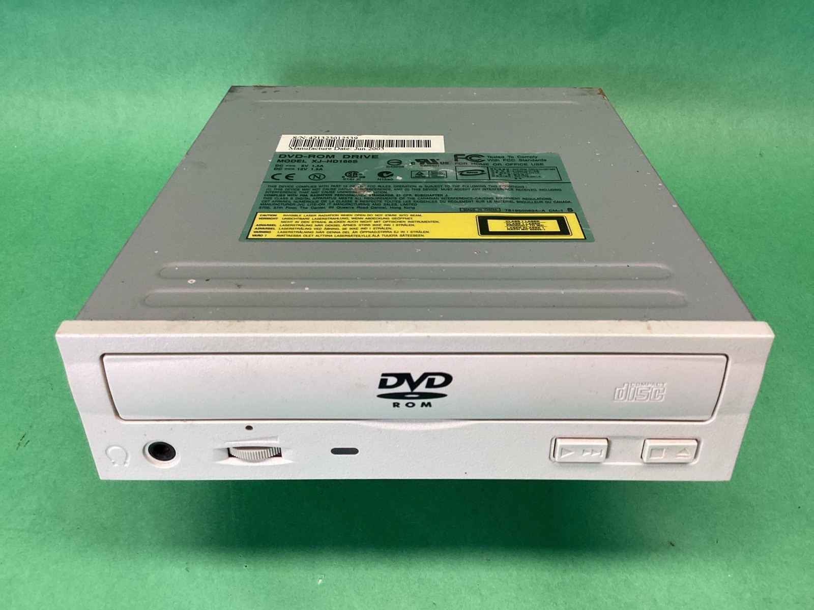 BEIGE Lite-On JVC XJ-HD166S CD DVD DVDROM CDROM Internal Desktop IDE Drive