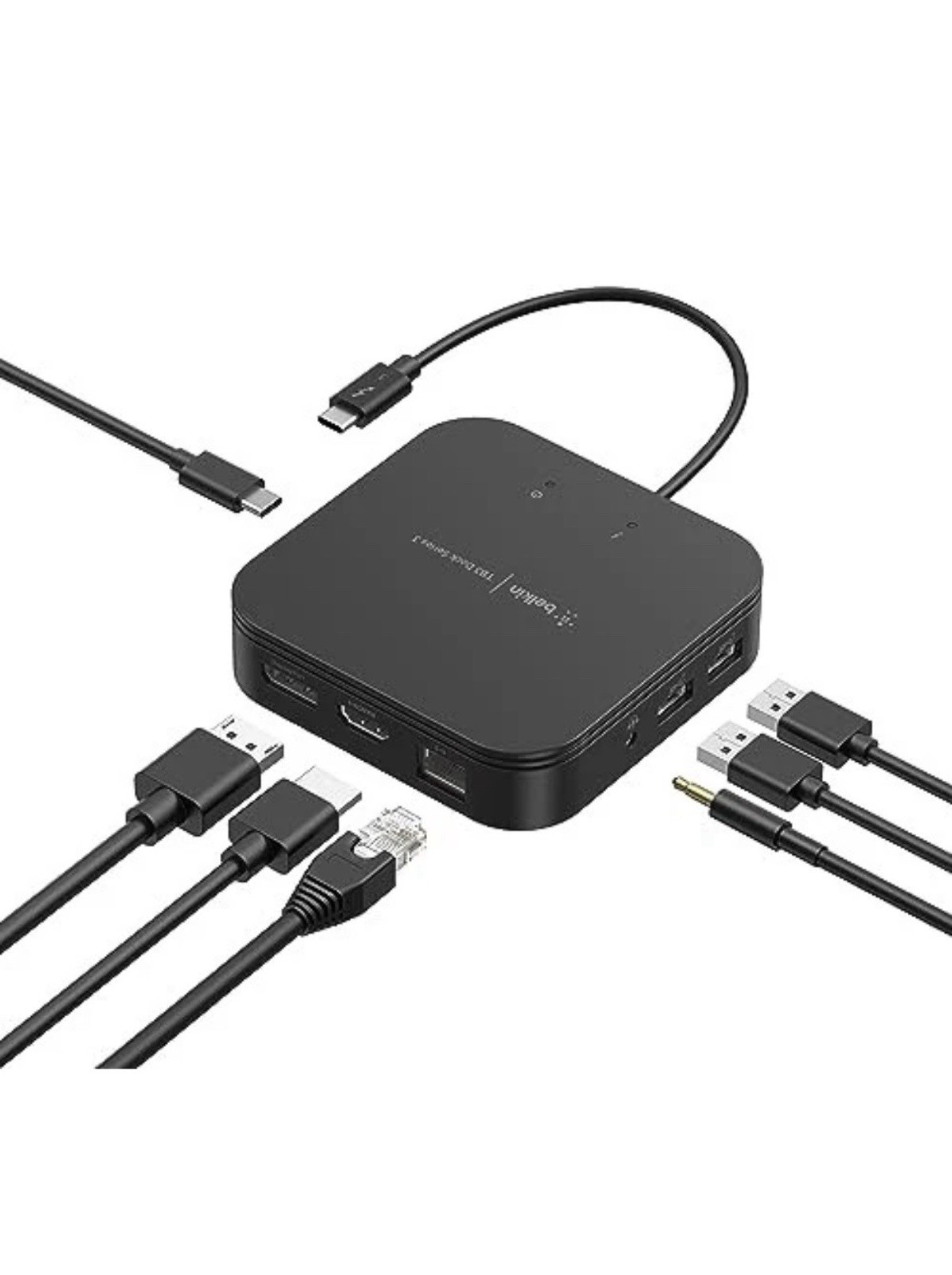 BELKIN THUNDERBOLT 3 DOCK CORE WITH THUNDERBOLT 3 CABLE F4U1100 - Black