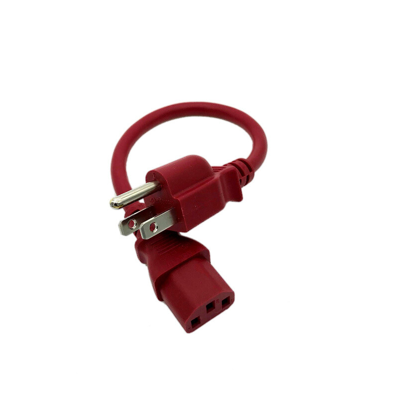 1 Ft Red Power Cable for ROCKVILLE RPG2X15 POWERED SPEAKERS