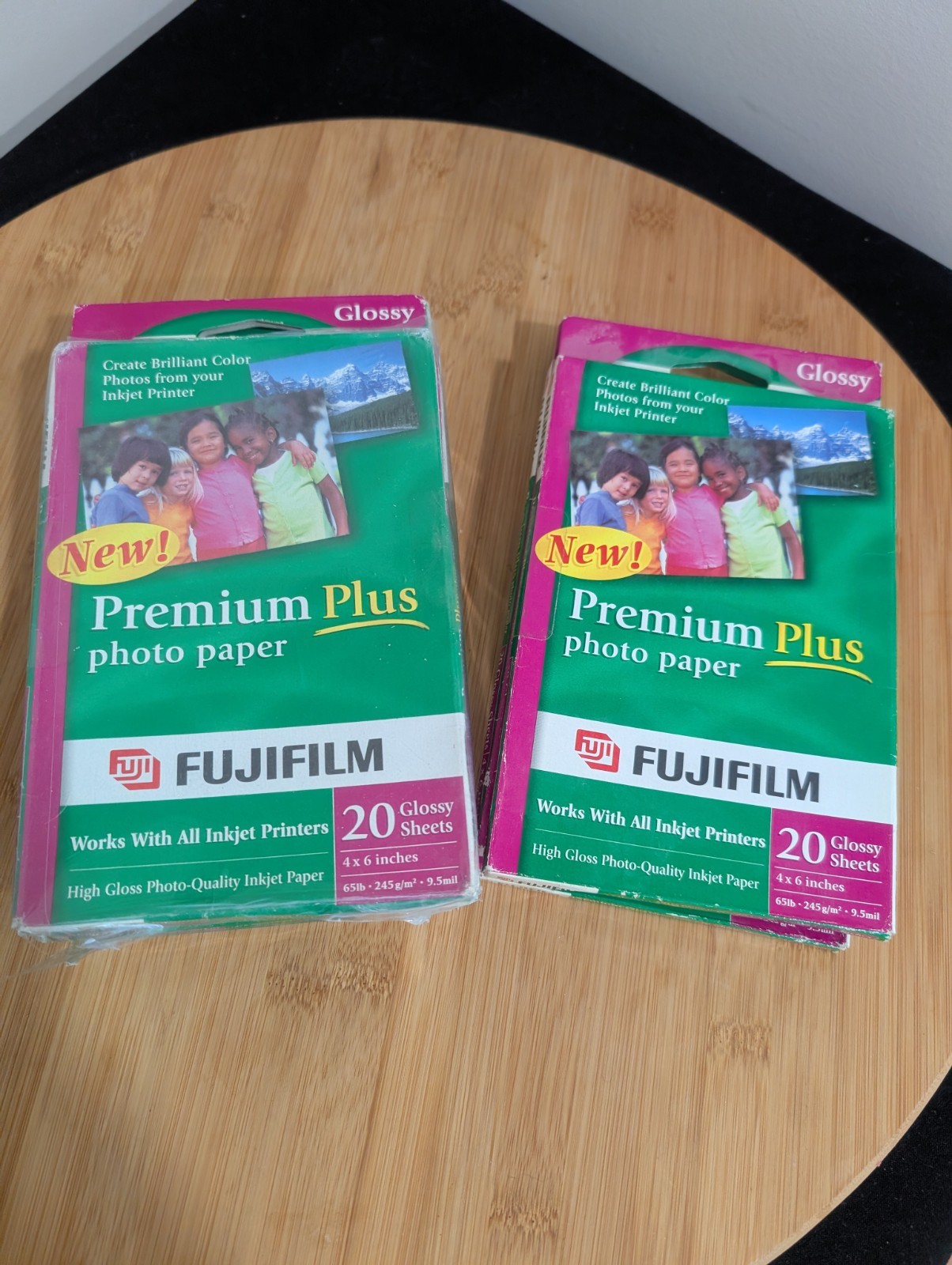Lot Of 8 Packs Of 20 Glossy Sheets Fujifilm Premium Plus Photo Paper  4 X 6” 