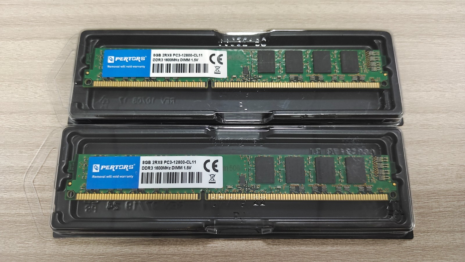 DDR3 16GB KIT RAM Q-PERTORS 1600MHz (PC3-12800) NonECC Desktop DIMM Memory 2x8GB