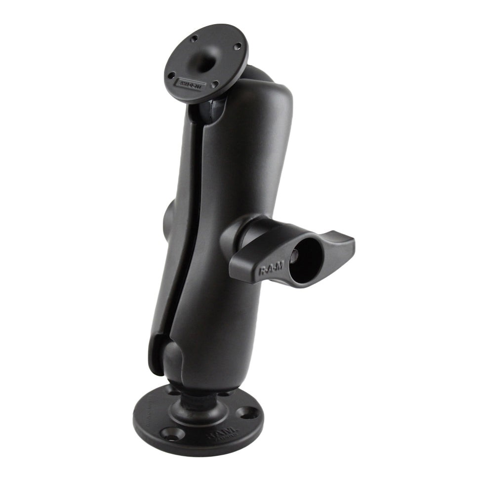 RAM-D-101-254U  RAM Ball Mount with Round AMPS Plate and Larg...