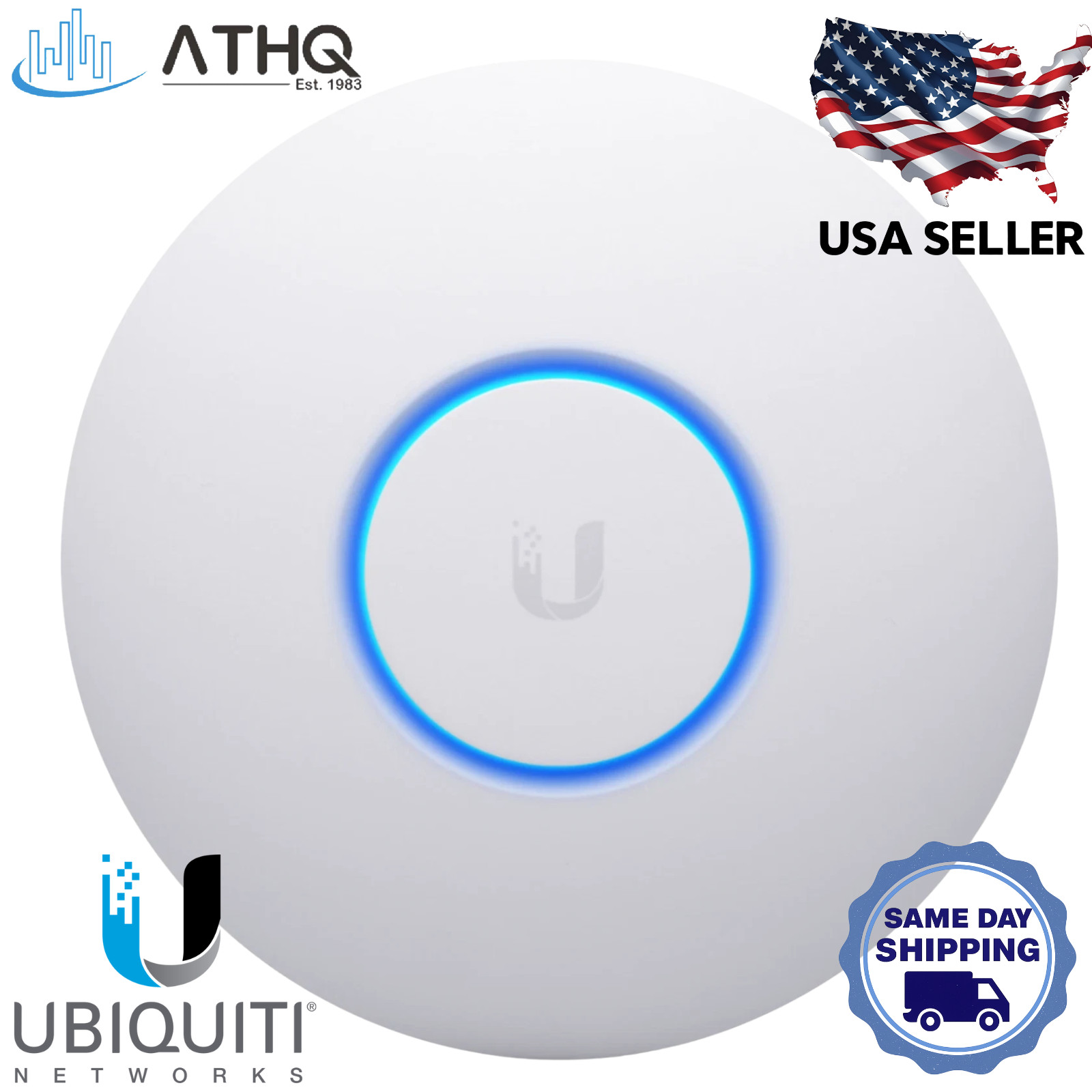 Ubiquiti UniFi nanoHD Dual-Band 4x4 MU-MIMO Wi-Fi 5 802.11ac Access Point - NEW