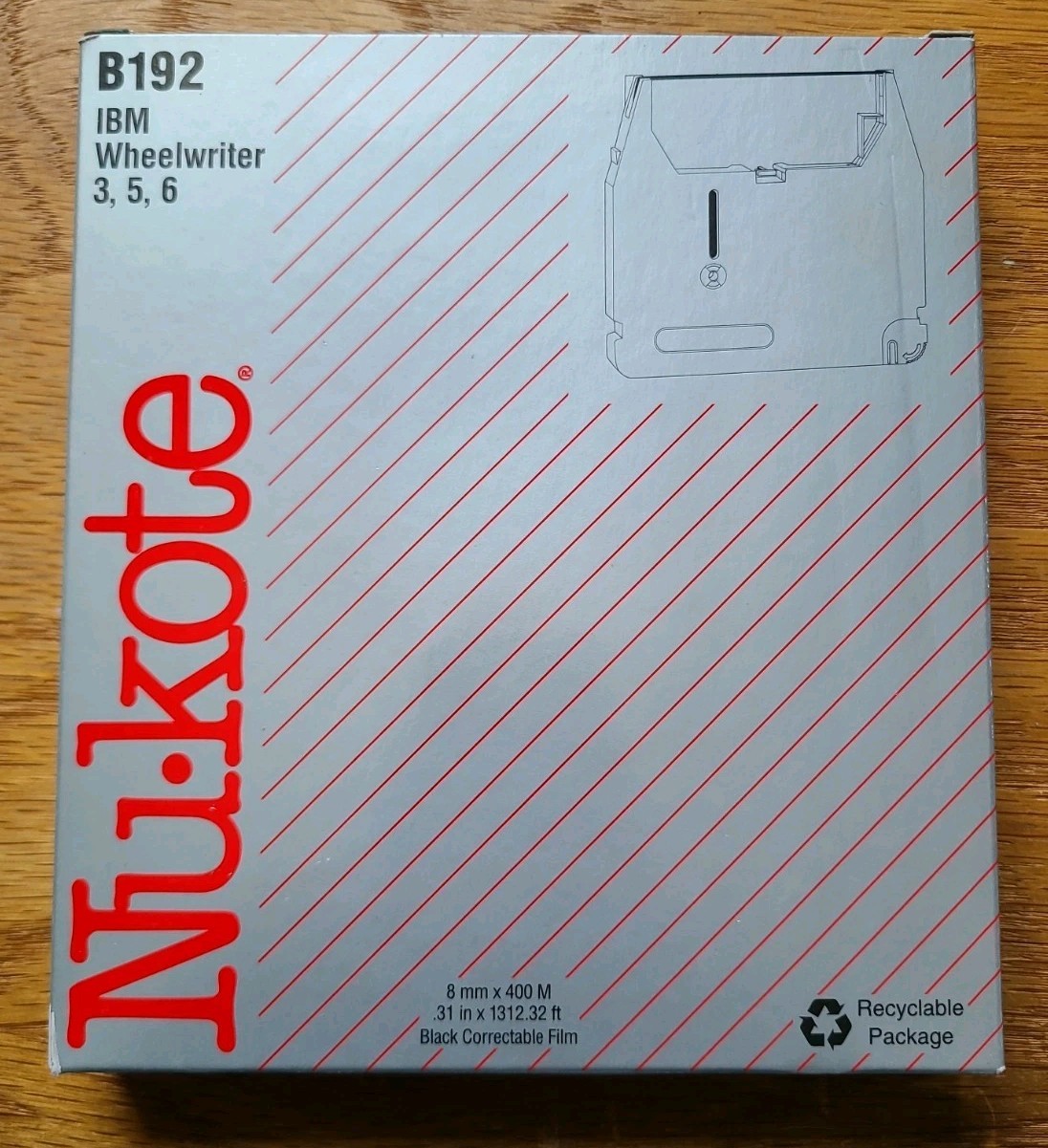 NEW SEALED Nukote B192 Replacement Ribbon for IBM Wheelwriter 3,5,6