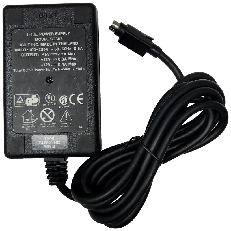 Genuine ITE SC305 AC Adapter AULT INC Power Supply Cord Charger 8-Pin