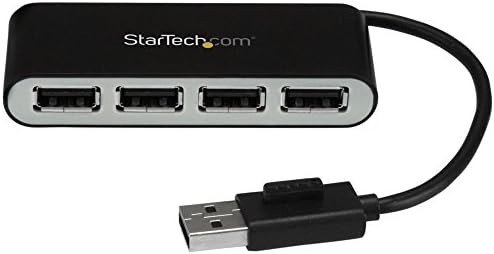 StarTech 4 Port USB 2.0 Hub Bus Powered Portable Multi Port USB 2.0 Hub