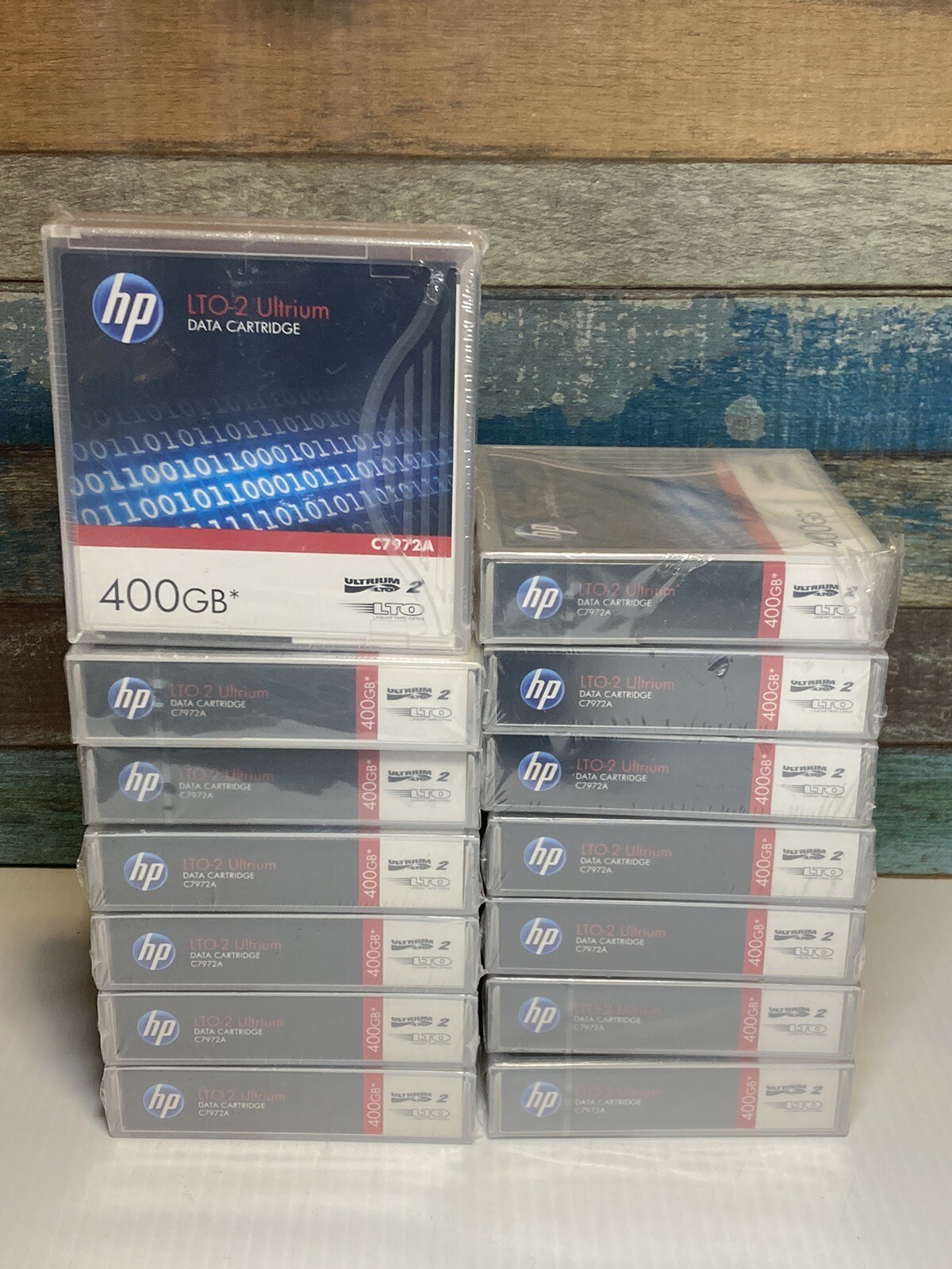 LOT OF 14 HP LTO 2 Data Ultrium Cartridge 400GB C7972A New