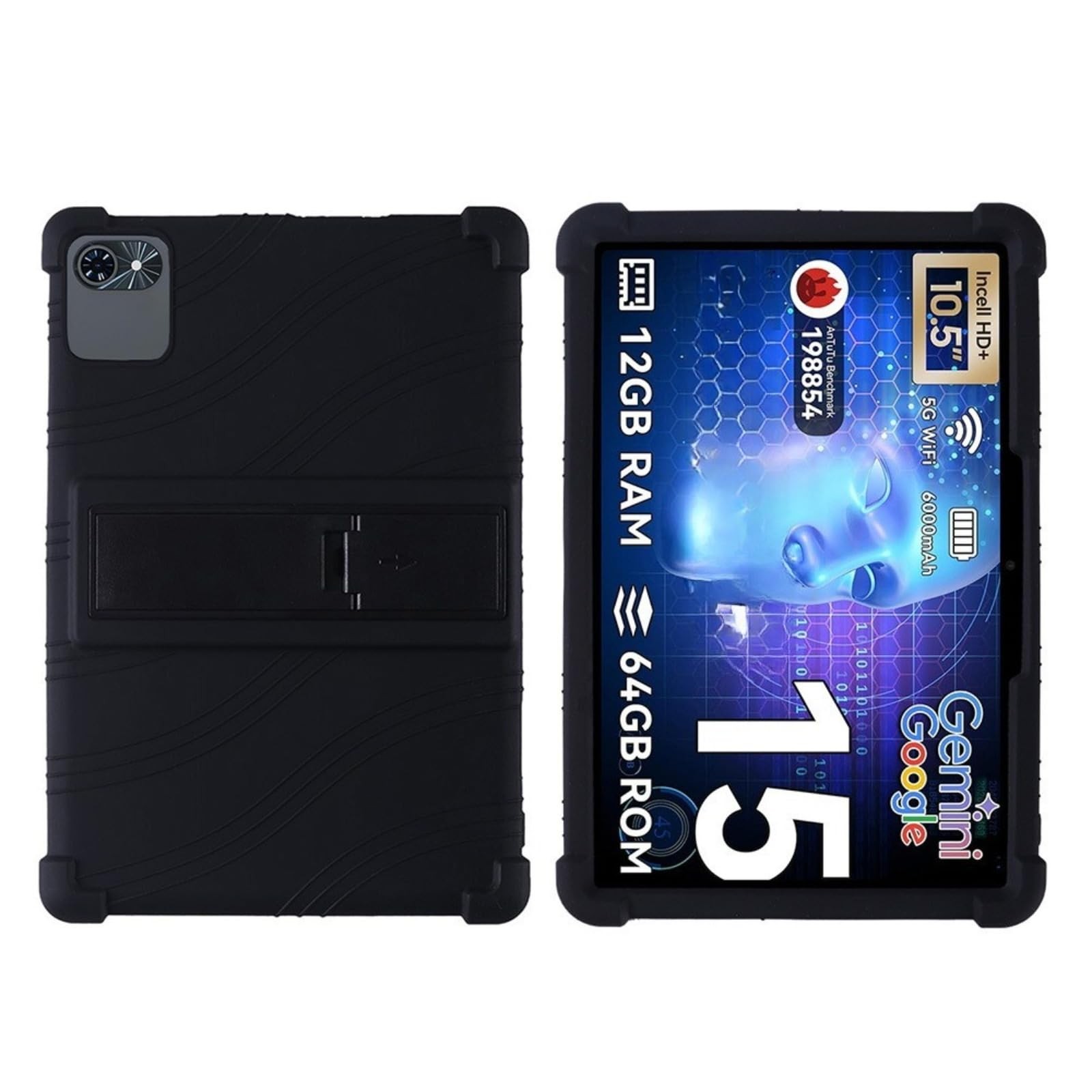 Case Compatible with Tabwee T80 Android 15 Tablet Silicone Tablet Soft