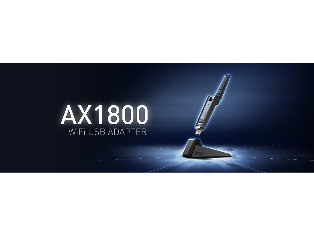 MSI 3028ZE00XUC000 AX1800 WiFi 6 USB Adapter 1800Mbps