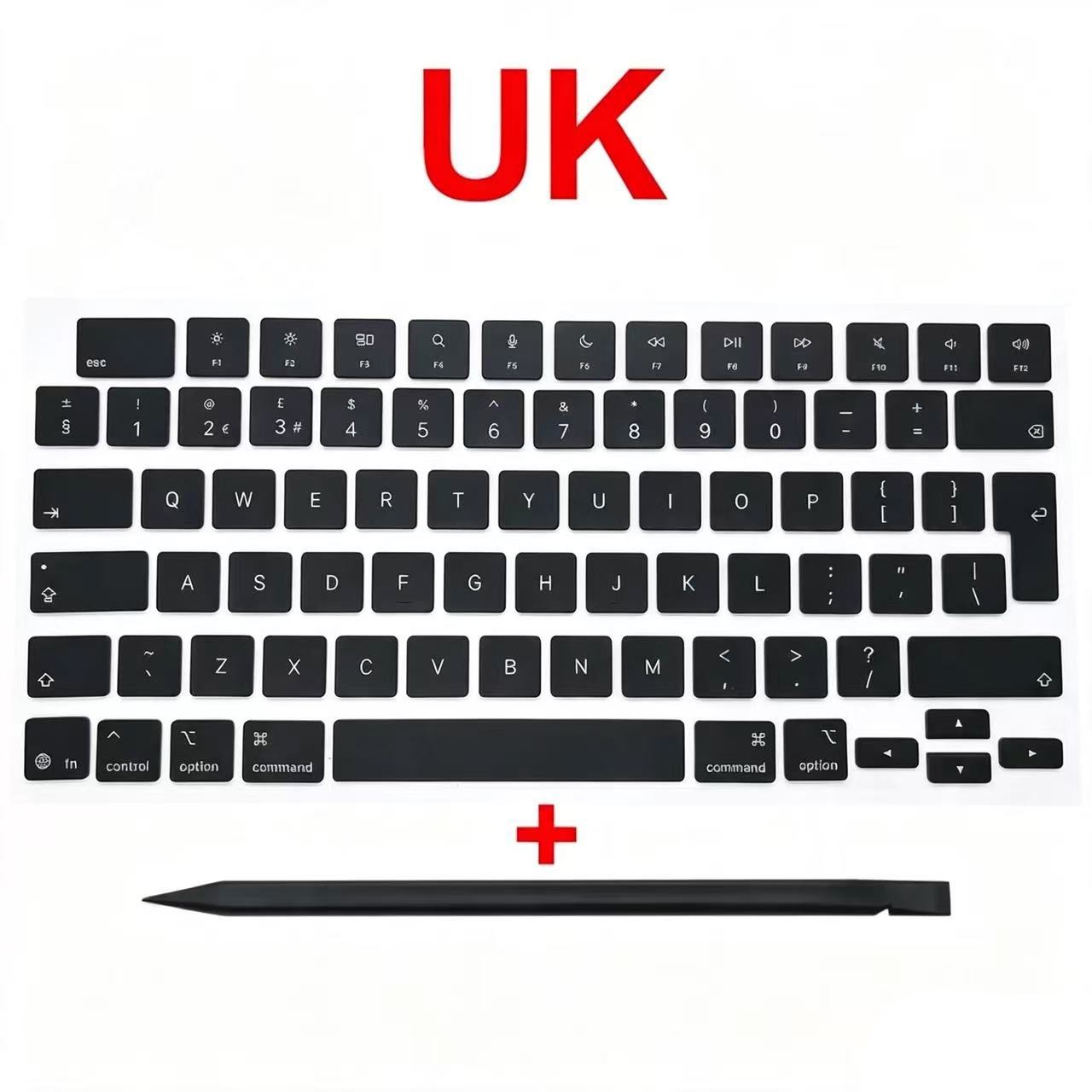 New Laptop Keycaps UK For MacBook Pro 14 inch M5 A3434 EMC 8896 2025 Year