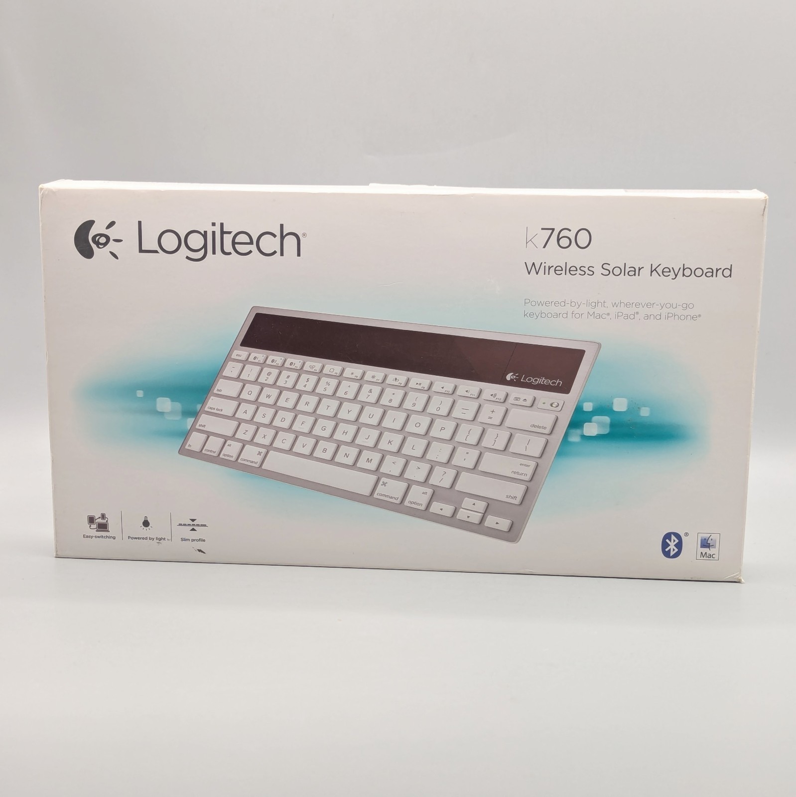 Logitech K760 Wireless Solar Powered Bluetooth Keyboard for Apple Mac Devices