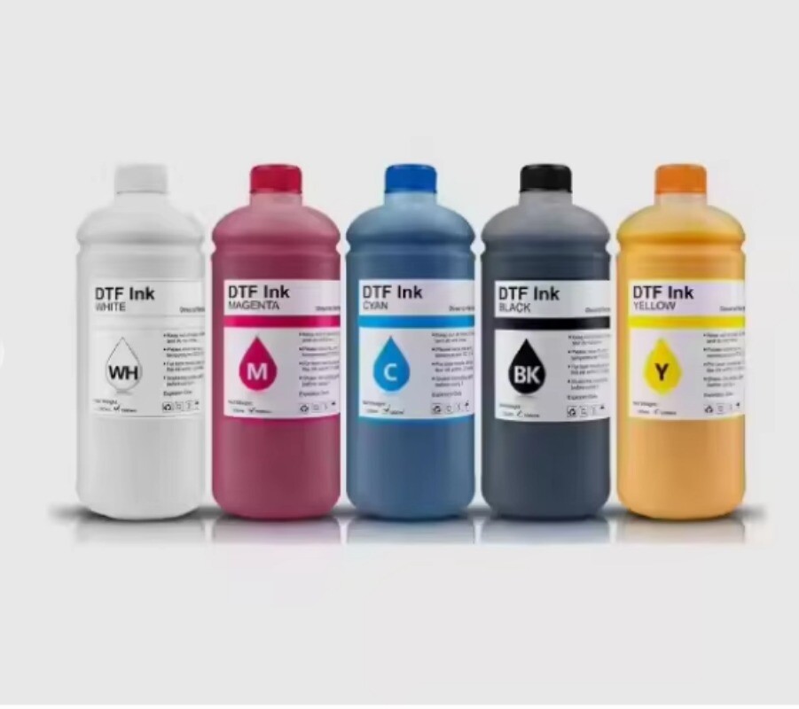 5*500ml DTF Textile Print Printing Ink for Epson L1800 P600 P800 DX5 Printer