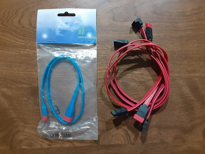 NEW 4Pcs 50cm SERIAL ATA SATA II CABLES