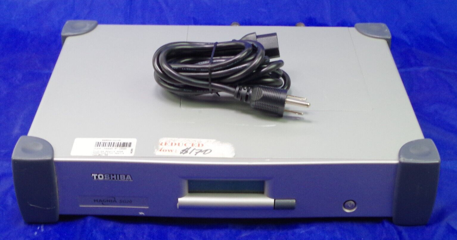 Toshiba Magnia Model SG20 Web Server Powered On Only