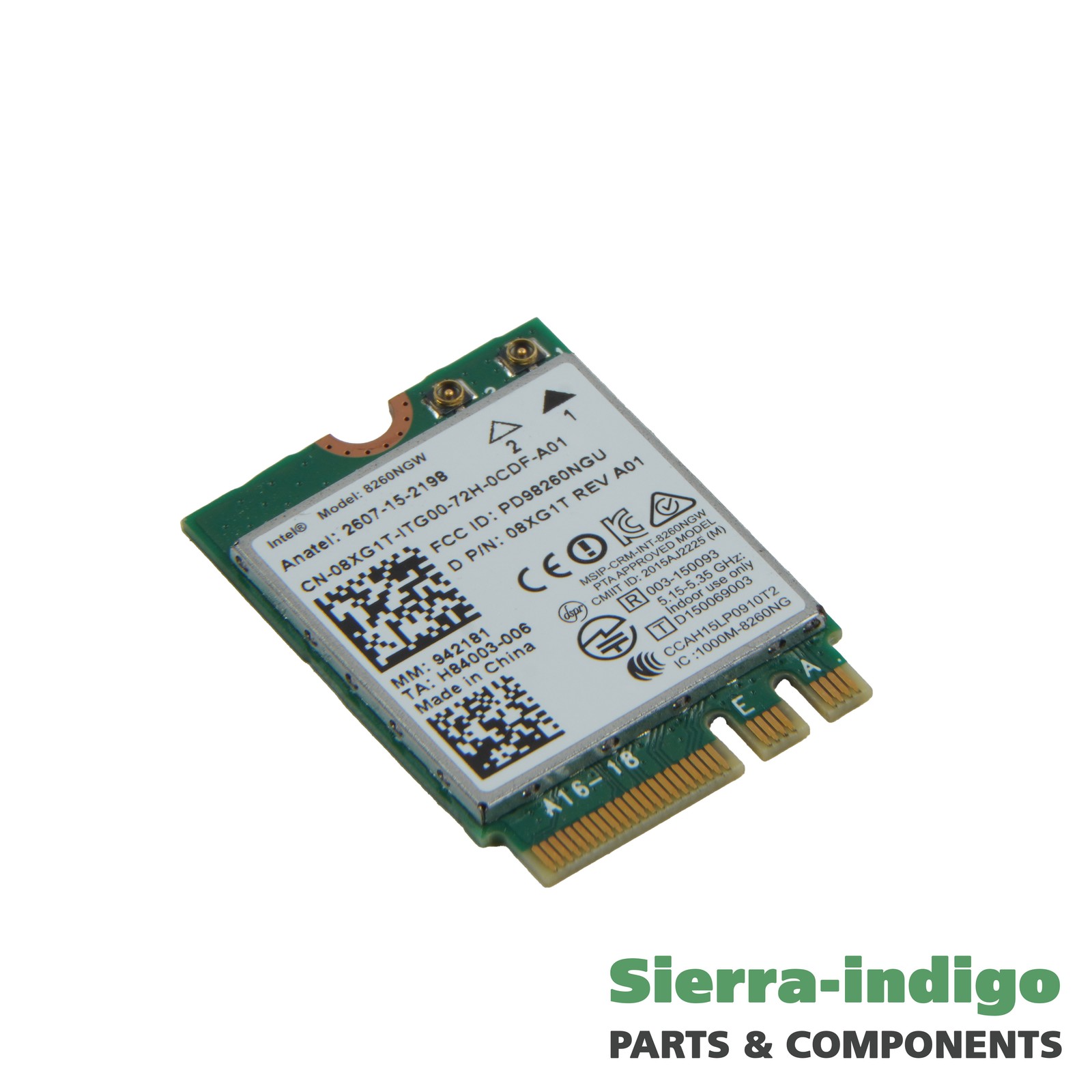 Dell 8XG1T 08XG1T Wireless WiFi Card Intel 8260NGW
