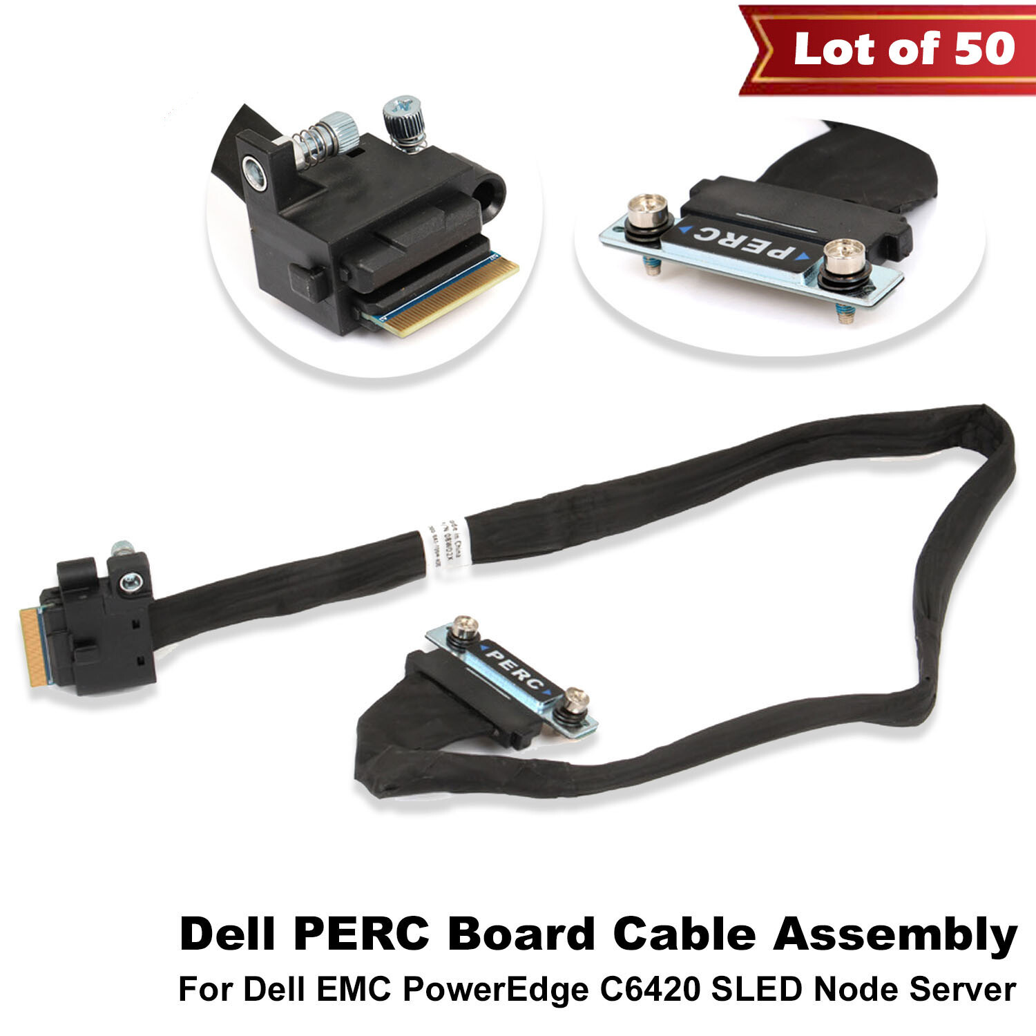 Lot 50 Dell EMC PowerEdge C6420 Server Midplane Linking PERC Board Cable 8WD2X