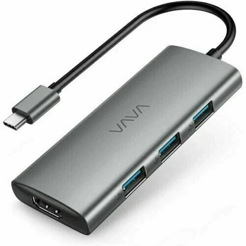 USB C Hub 7-in-1 C Adapter for MacBook Pro Air Space Grey USB16