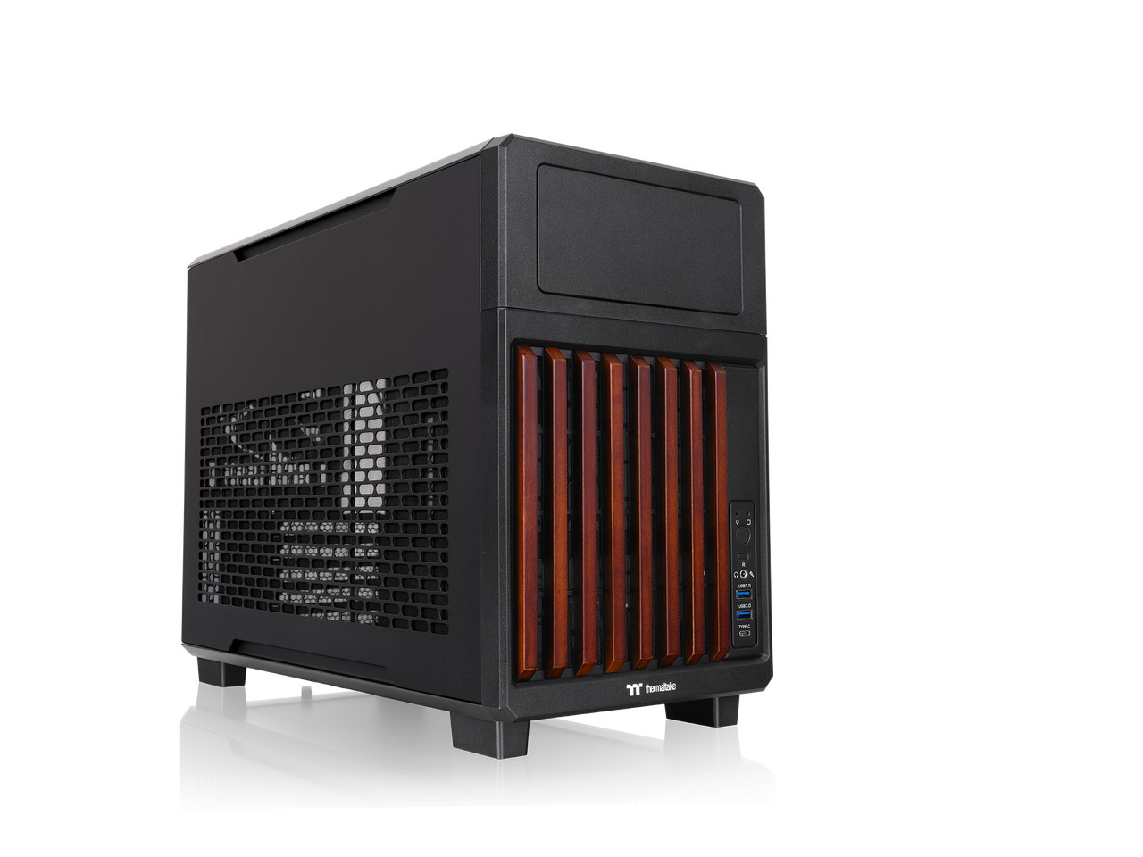 Thermaltake TR200 WS; Micro Chassis; Wood Front Trim; mATX/mITX Support; 360mm