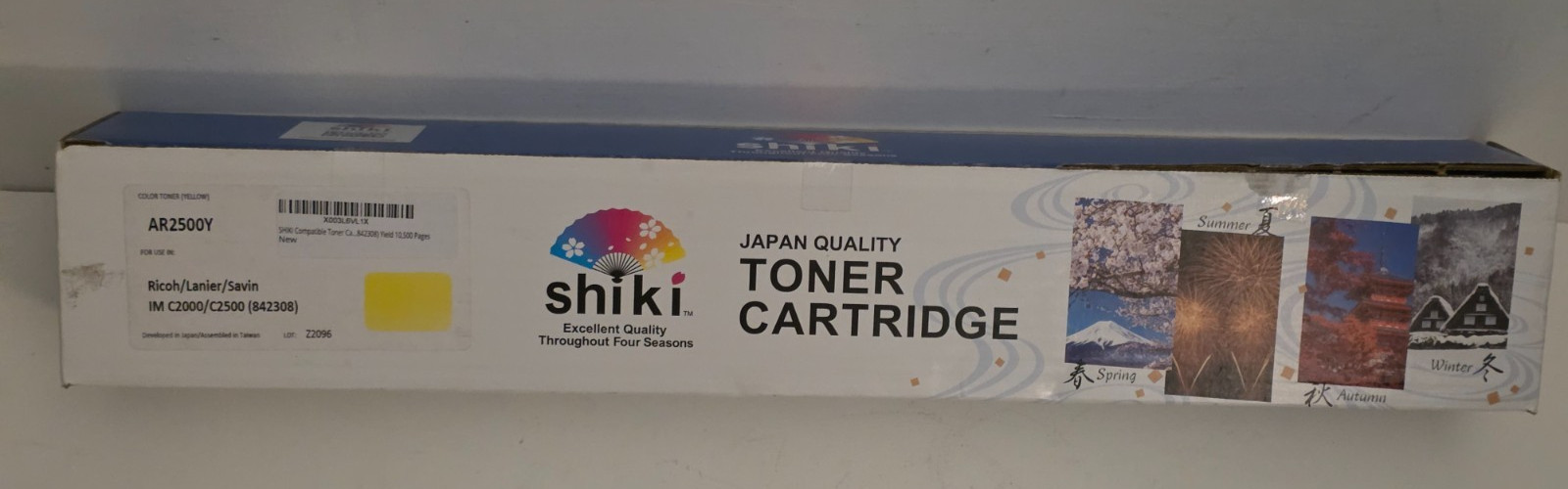 Shiki Compatible Yellow Toner Cartridge for Ricoh IM C2000 C2500 842308 AR2500Y