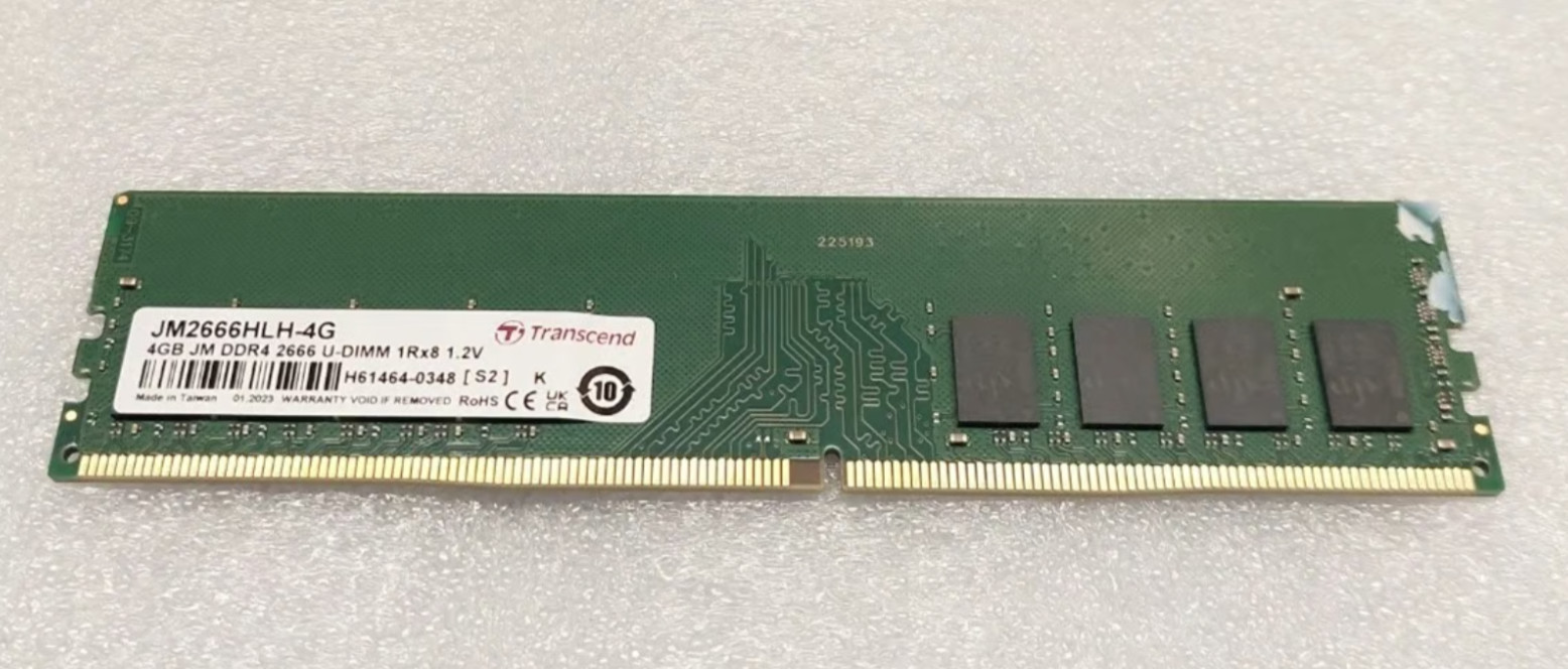 Transcend 4GB DDR4 2666MHZ JM U-DIMM 1RX8 1.2V JM2666HLH-4G Computer Memory RAM