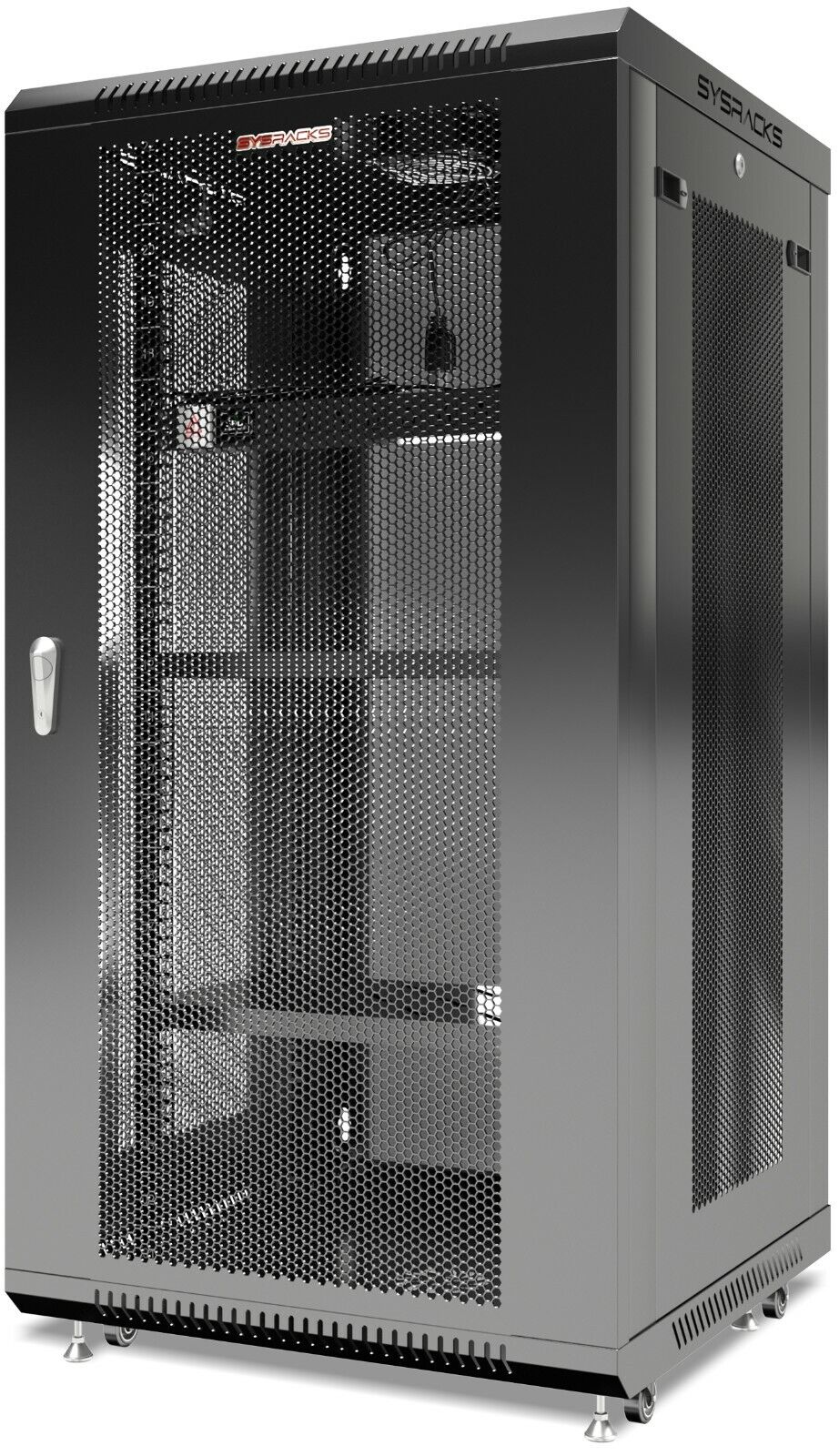 Server Rack 22U Wall Mount Cabinet Locking Networking Data Enclosure VENTED Door