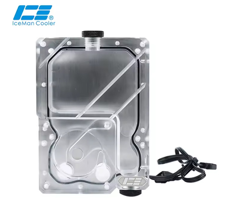Ncase M1 DDC Water Tank Small Reservoir V4 V5 V6 Support 8cm 9cm Fan Holes A-RGB