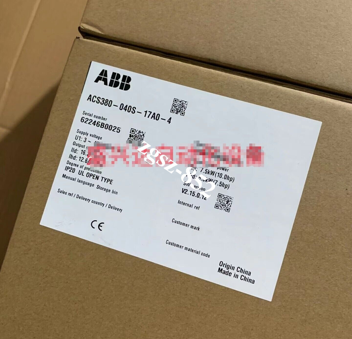 1pc ACS380-040S-17A0-4 frequency converter Brand New Fast Shipping FedEx or DHL