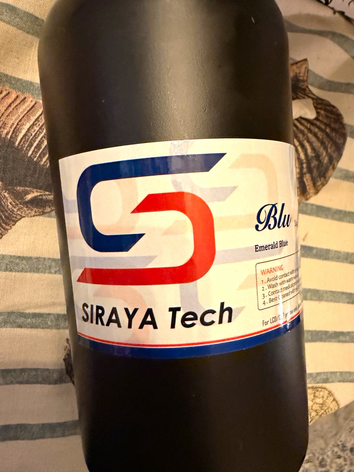 Siraya Tech Blu Resin Emerald Blue 1kg for LCD/DLP 3D Printers
