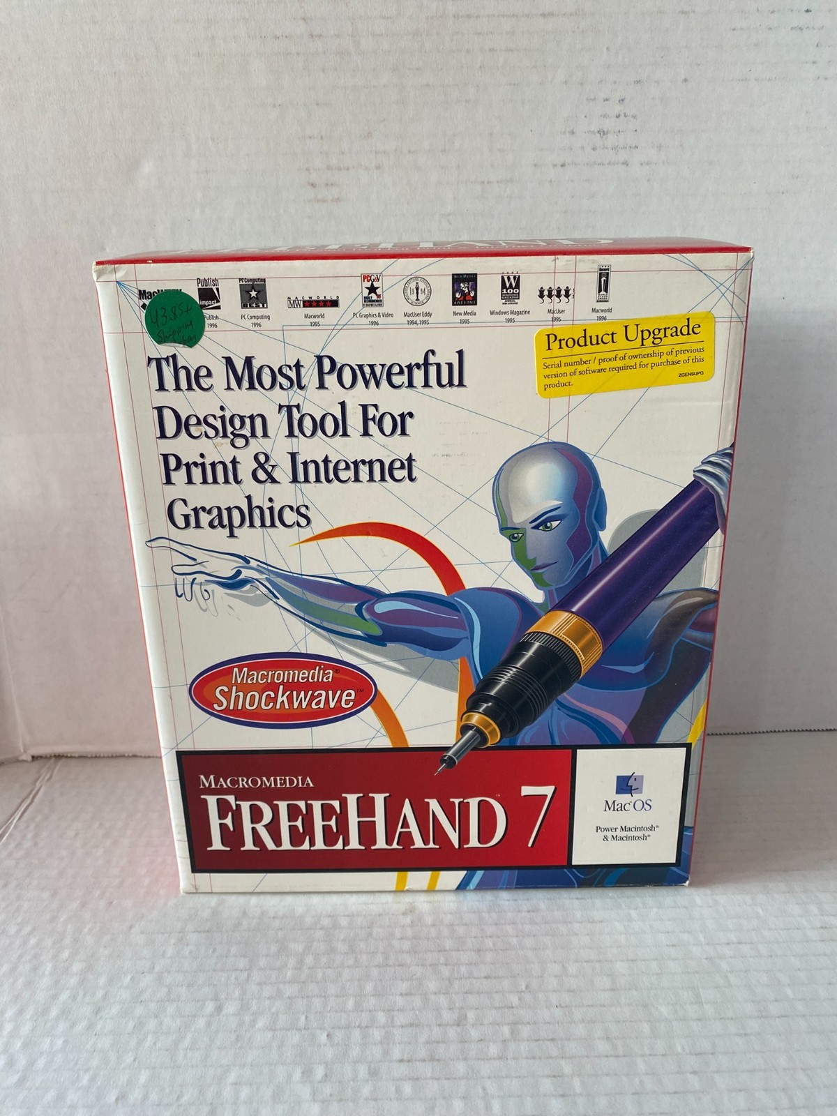 Macromedia Freehand 7, Mac User, New but not box not sealed - see photos.