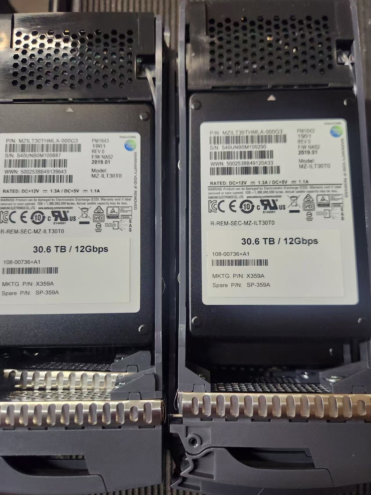 NetApp X359A 30.72TB 12Gbps SAS 2.5" MZ-ILT30TB Internal Solid State Drive