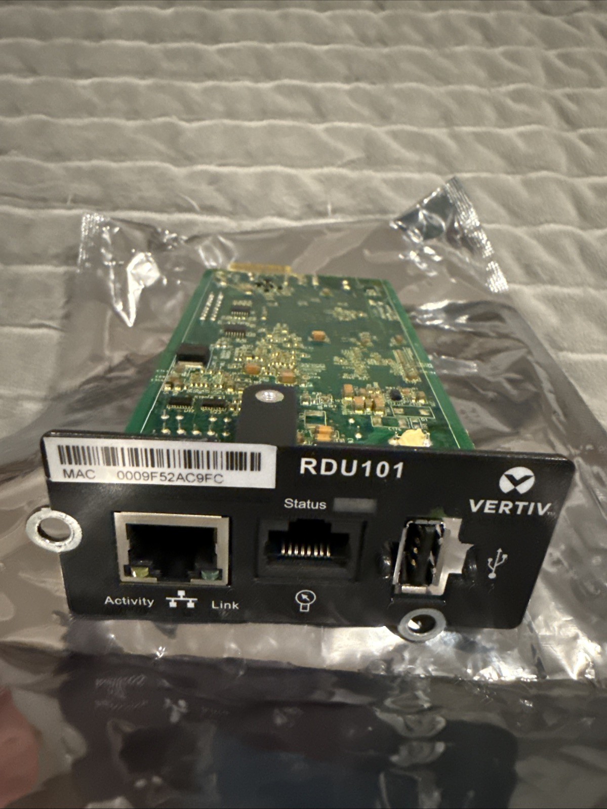 Liebert Vertiv IntelliSlot RDU101 - Network Card | New in Box - For UPS/PDU