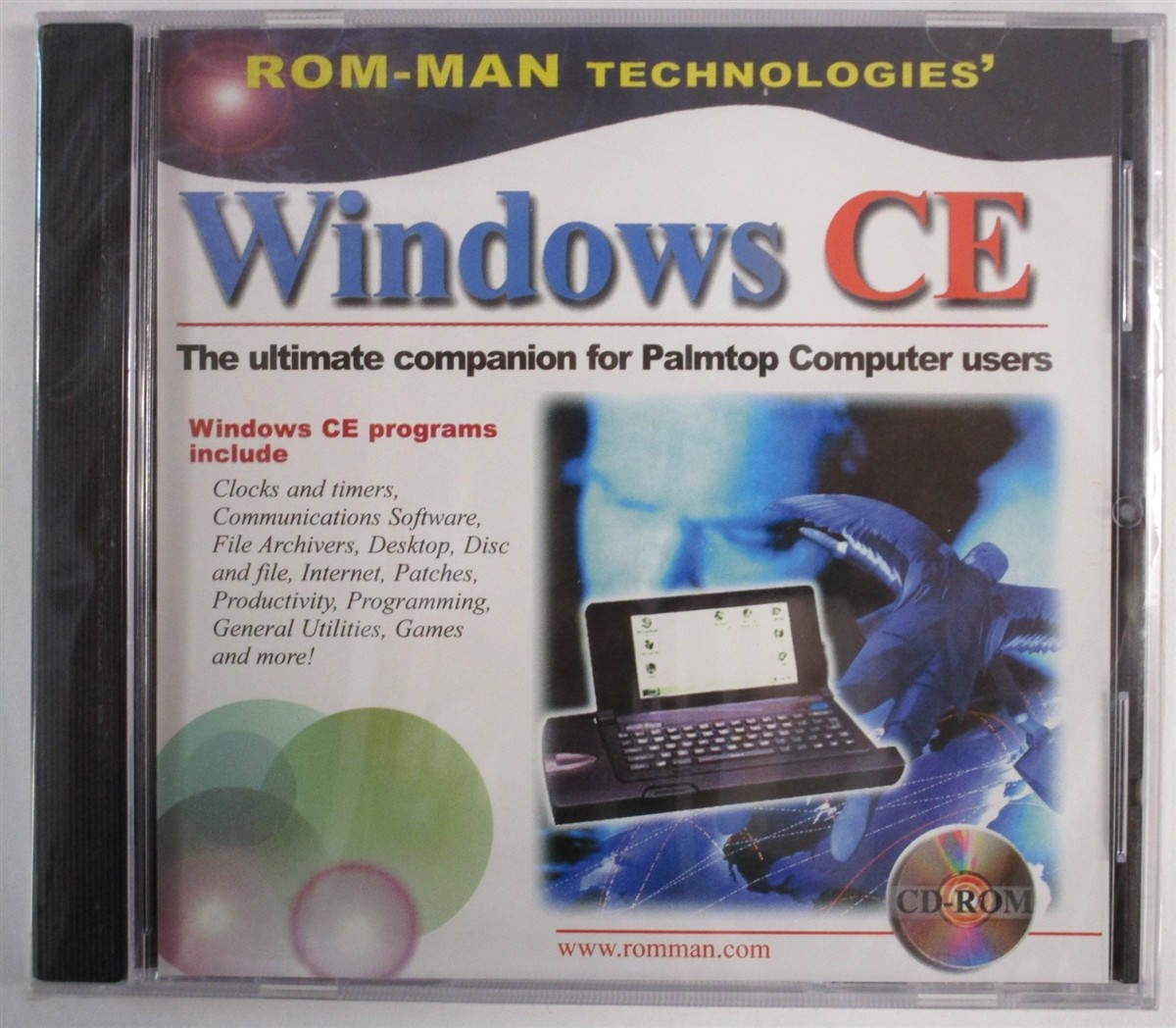 Software PC Windows CE for Palmtop Users Rom Man Vintage NEW SEALED Jewel